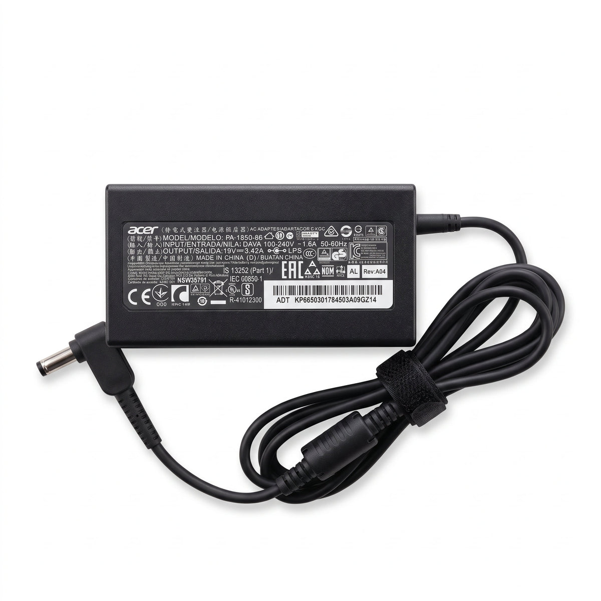 Cargador para Laptop Acer 65W 3.42A – Pin 5.5×1.7 mm | OEM Premium - frontal