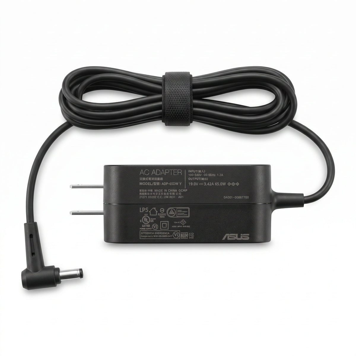 Cargador para Laptop Asus 65W 3.42A – Pin 4.5×3.0 mm | OEM Premium - reverso