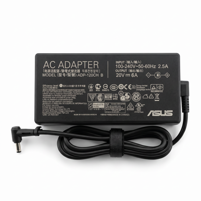 Cargador Asus 120W 6A – Pin 4.5×3.0 mm – vista frontal