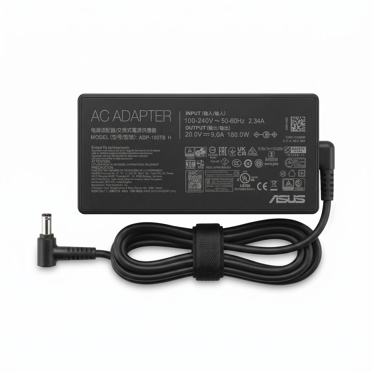 Cargador para Laptop Asus 180W 9A – Pin 4.5×3.0 mm | OEM Premium - frontal