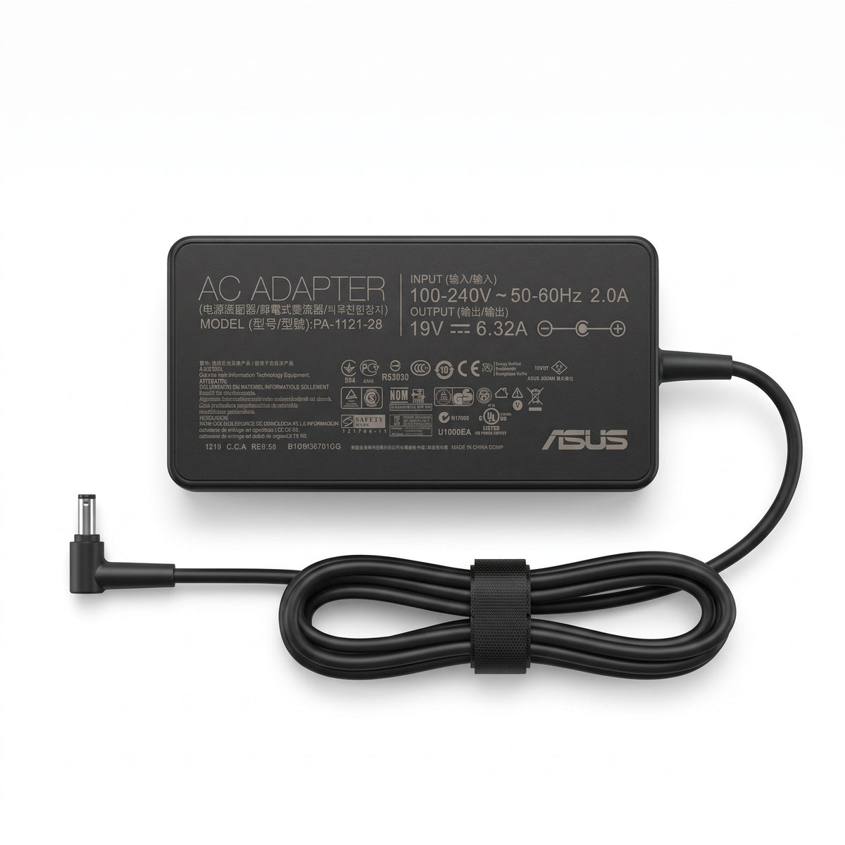 Cargador para Laptop Asus 120W 6.32A – Pin 5.5×2.5 mm | OEM Premium - frontal