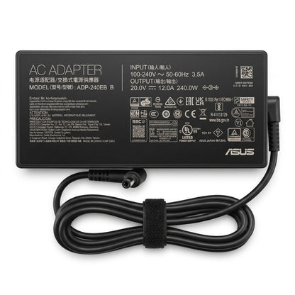 Cargador para Laptop Asus 240W 12A – Pin 6.0×3.7 mm | OEM Premium - frontal