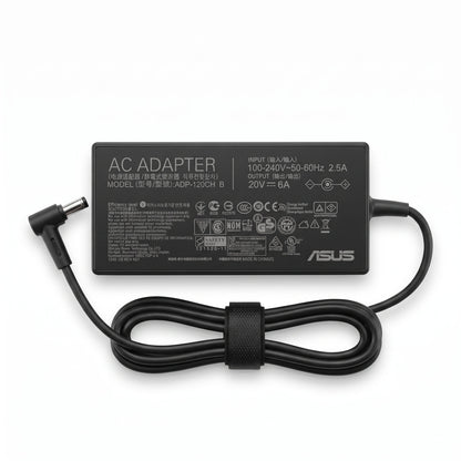 Cargador para Laptop Asus 120W 6A – Pin 6.0×3.7 mm | OEM Premium - frontal