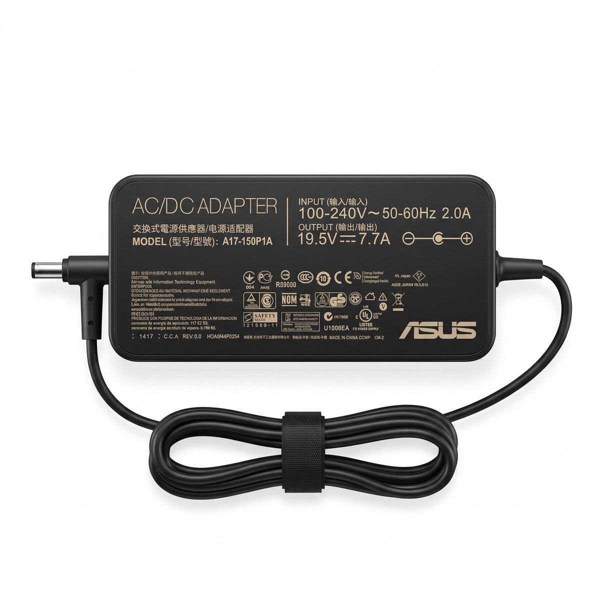 Cargador para Laptop Asus 150W 7.7A – Pin 6.0×3.7 mm | OEM Premium - frontal