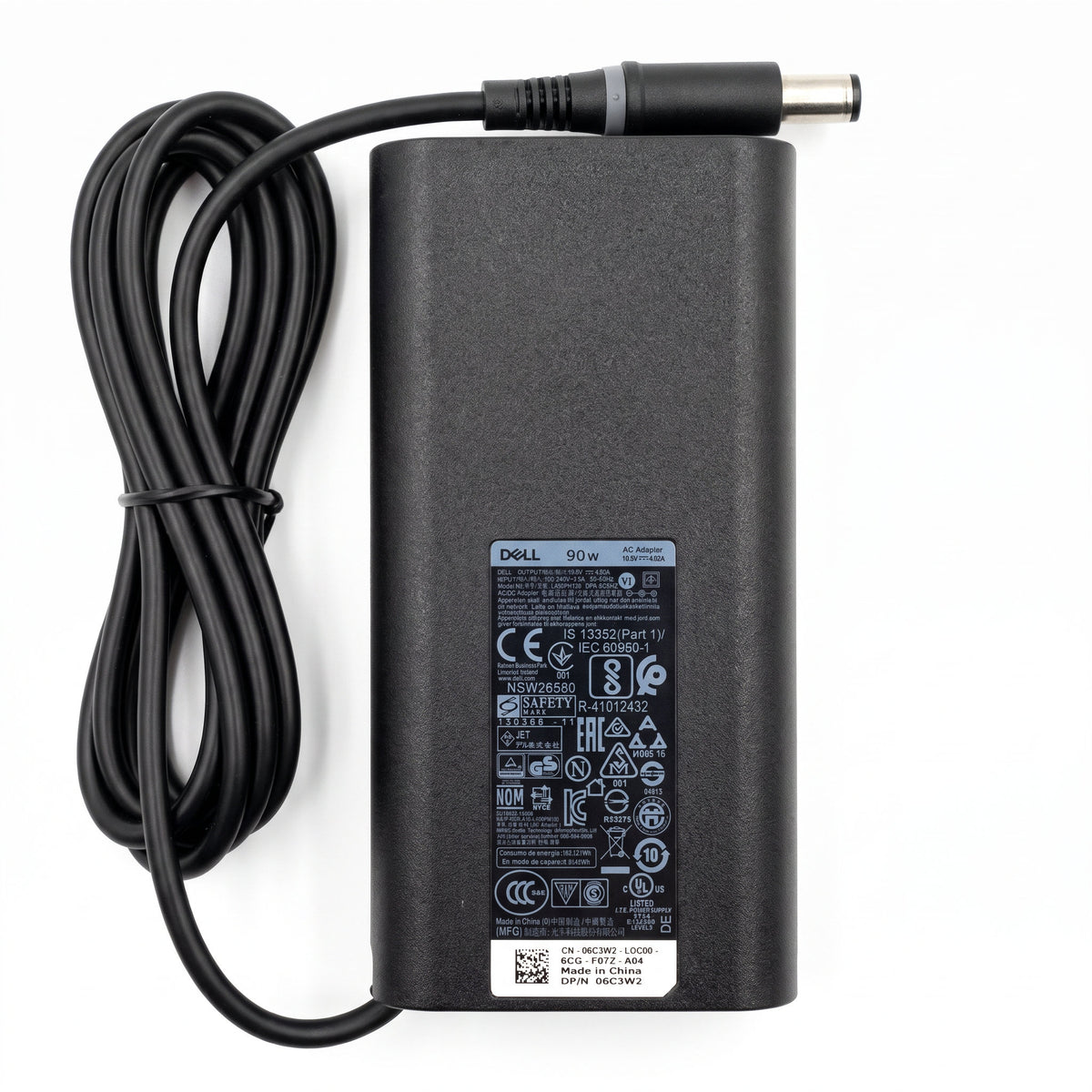 Cargador para Laptop Dell Edge 90W 4.62A – Pin 7.4×5.0 mm | OEM Premium - frontal