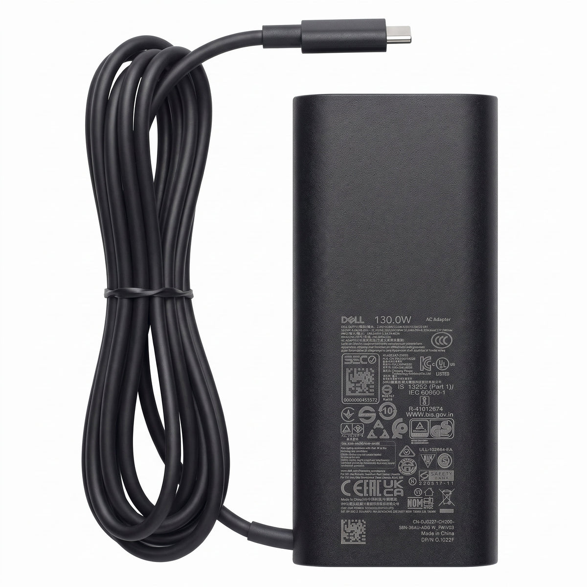 Cargador para Laptop Dell Edge 130W 6.5A – USB-C | OEM Premium - frontal
