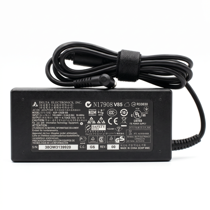 Cargador Delta 120W 6.15A – Pin 5.5×2.5 mm – vista frontal