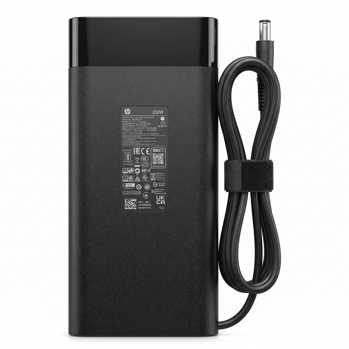 Cargador HP Omen 230W 11.8A – Pin 7.4×5.0 mm – vista frontal