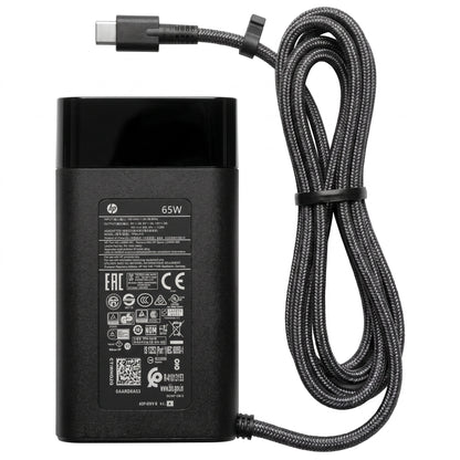 Cargador para Laptop HP Omen 65W 3.25A – USB-C | OEM Premium - frontal