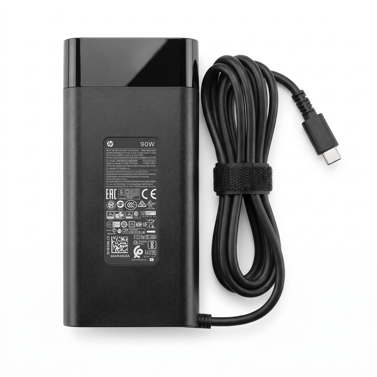 Cargador HP Omen 90W 4.5A – USB-C – vista frontal