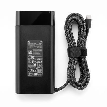 Cargador HP Omen 110W 5.5A – USB-C – vista frontal