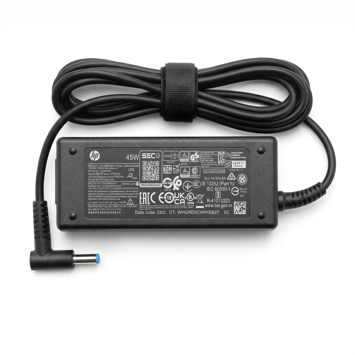 Cargador para Laptop HP QR 45W 2.31A – Pin 4.5×3.0 mm | OEM Premium - frontal