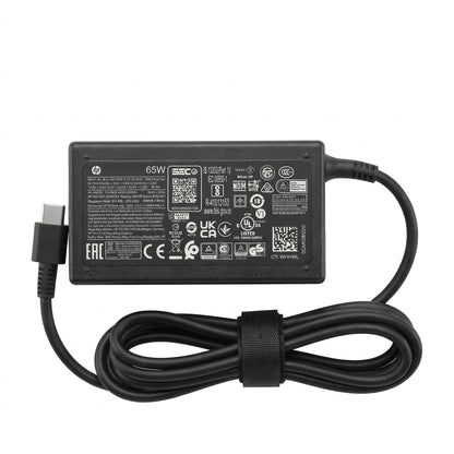 Cargador para Laptop HP 65W 3.25A – USB-C | OEM Premium - frontal