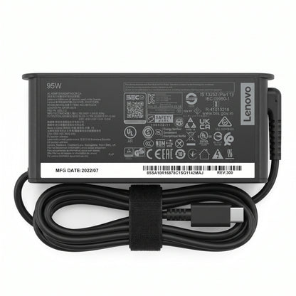 Cargador para Laptop Lenovo Slim 95W 4.75A – USB-C | OEM Premium - frontal