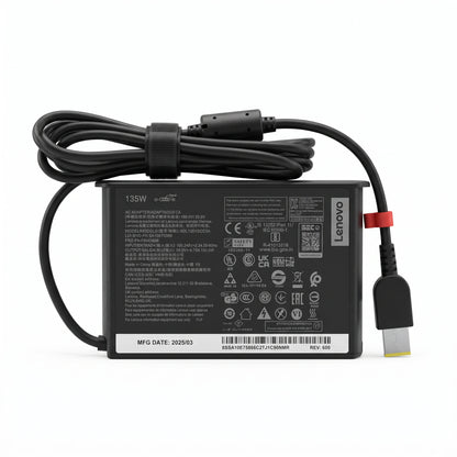 Cargador para Laptop Lenovo Slim 135W 6.75A – USB | OEM Premium - frontal