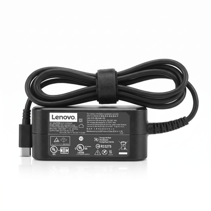 Cargador Lenovo 45W 2.25A – USB-C – vista posterior