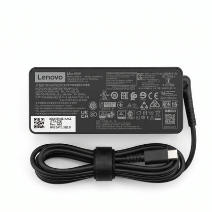 Cargador para Laptop Lenovo 3.25A – USB-C | OEM Premium - frontal