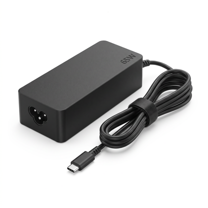 Cargador Lenovo 65W 3.25A – USB-C – vista lateral