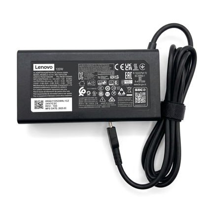 Cargador Lenovo 100W 5A – USB-C – vista frontal